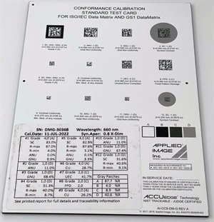 Kalibracijska kartica GS1-DataMatrix (AI)